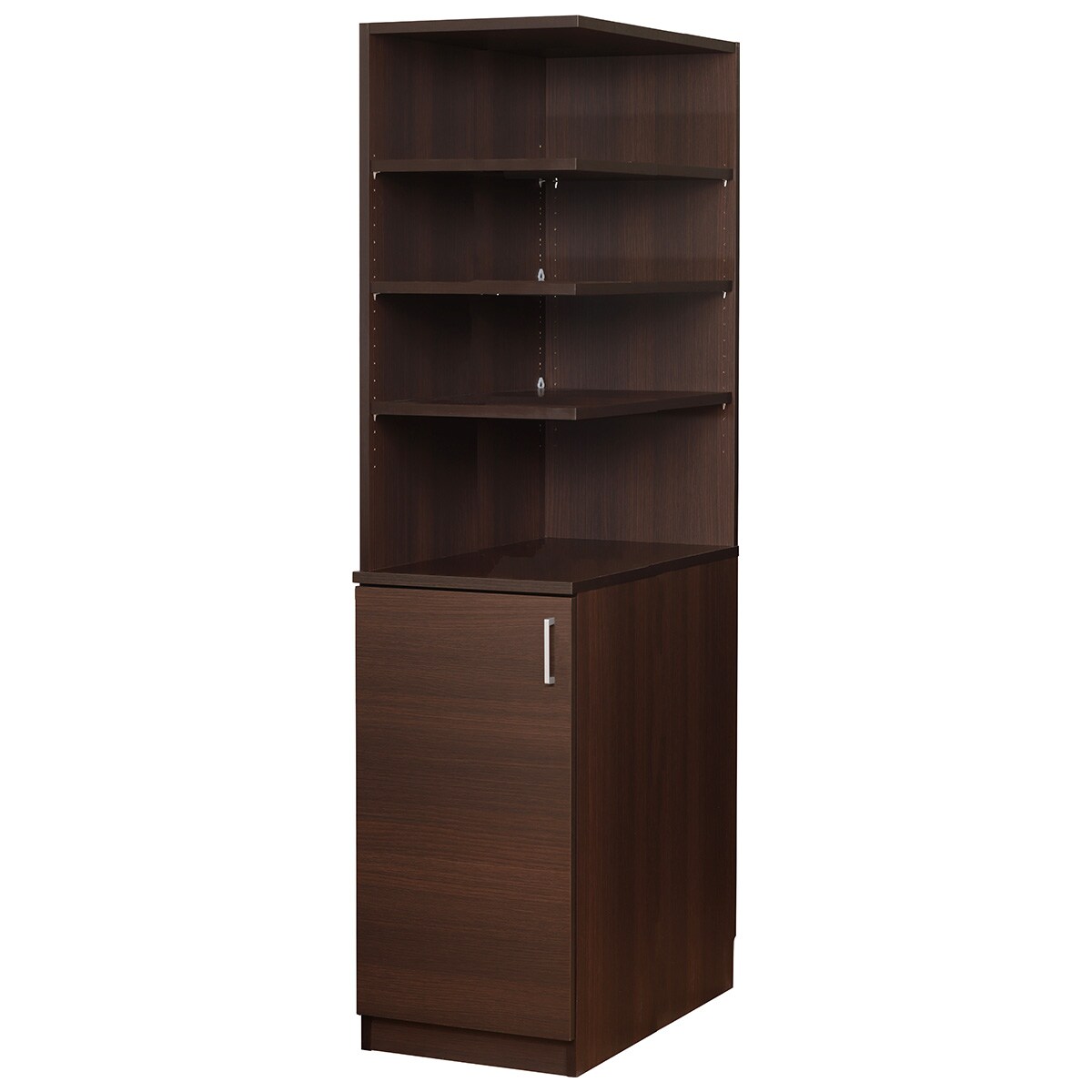 扉タイプ] 幅1cm単位で選べる2面オープン隙間収納 (右オープン/左開き