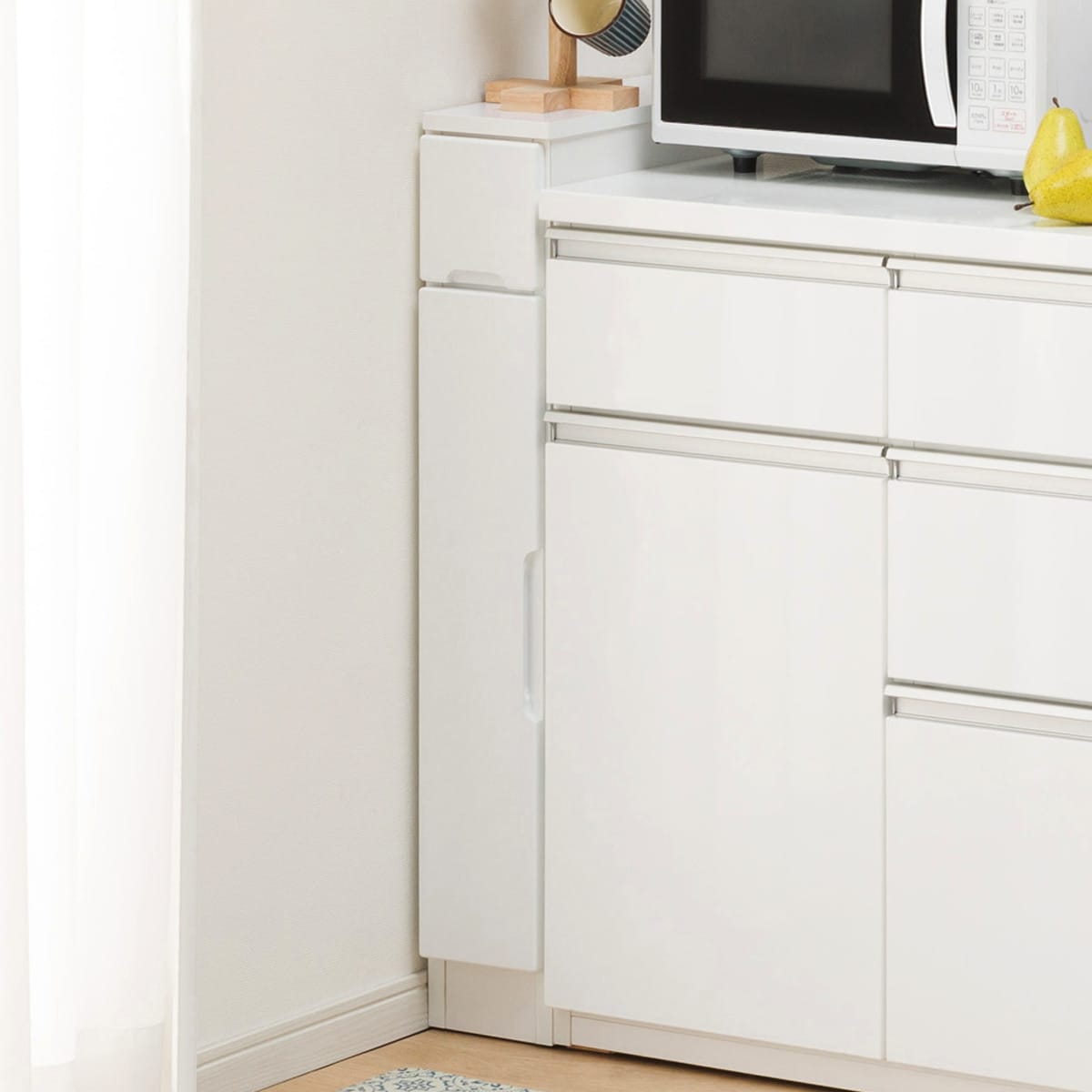 専用　ニトリホワイトカウンター ニトリ - 収納付き バーカウンター (ニトリ、ホワイト)の通販 by