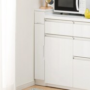 扉の向きを自由に設置できるスリムカウンター