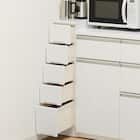 5cm単位で選べる引き出しタイプ スリムカウンター(幅20cm) 2枚目画像