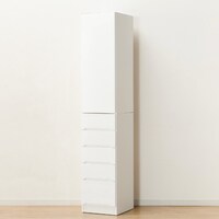 扉の向きを自由に設置できる隙間収納 (板扉+引き出しタイプ 幅35cm)
