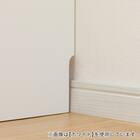 [扉タイプ] 幅1cm単位で選べる隙間収納ロータイプ 右開き DBR (幅35×奥行42cm) 11枚目画像