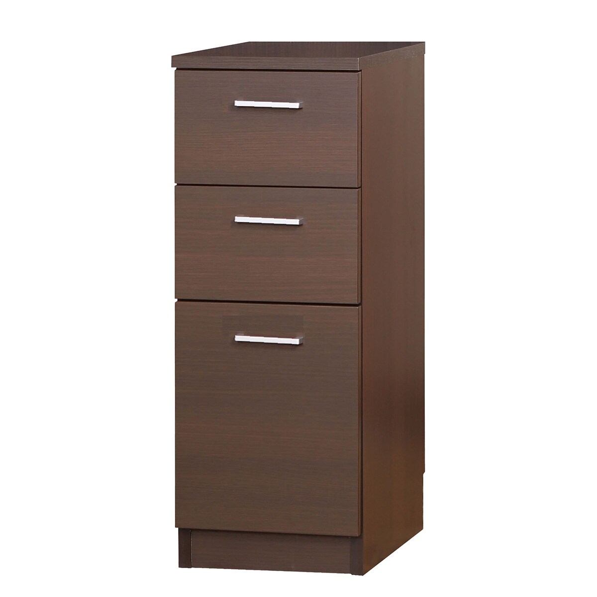 引き出しタイプ] 幅1cm単位で選べる隙間収納ロータイプ DBR (幅32×奥行