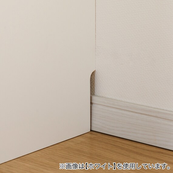 [引き出しタイプ] 幅1cm単位で選べる隙間収納ロータイプ WH (幅16×奥行52cm) 10枚目画像