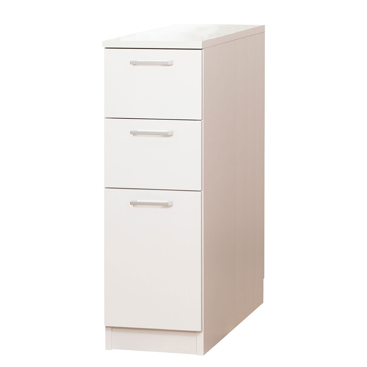 ホワイト食器棚 引き出し付きニトリ ニトリ（NITORI） 幅150cm 食器棚(レジューム 150AG-S WH/150TL-R WH