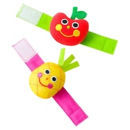 【おたんじょうから】ラトル Sassy にこにこリストラトルセット(りんご&パイナップル)