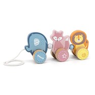 【1歳6ヶ月から】木のおもちゃ PolarB プルトイ くねくねトレイン