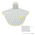 レインポンチョ NAMI(100-120サイズ グレー) 1枚目画像