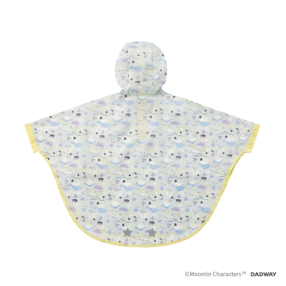 レインポンチョ NAMI(100-120サイズ グレー) 2枚目画像