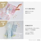 レインポンチョ NAMI(100-120サイズ グレー) 7枚目画像