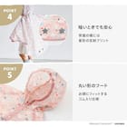 レインポンチョ NAMI(100-120サイズ グレー) 8枚目画像