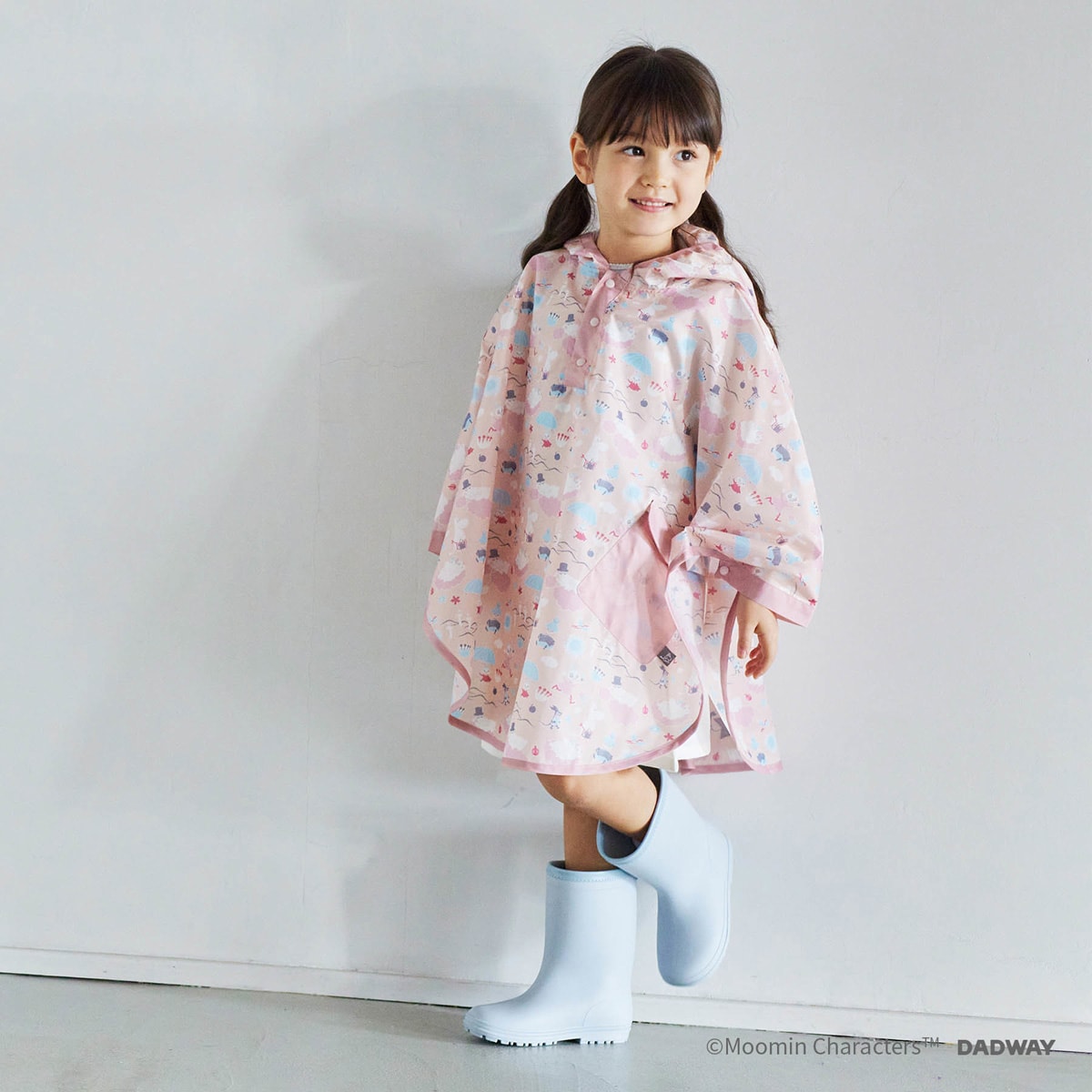 レインポンチョ NAMI(100-120サイズ ピンク) | ニトリネット【公式