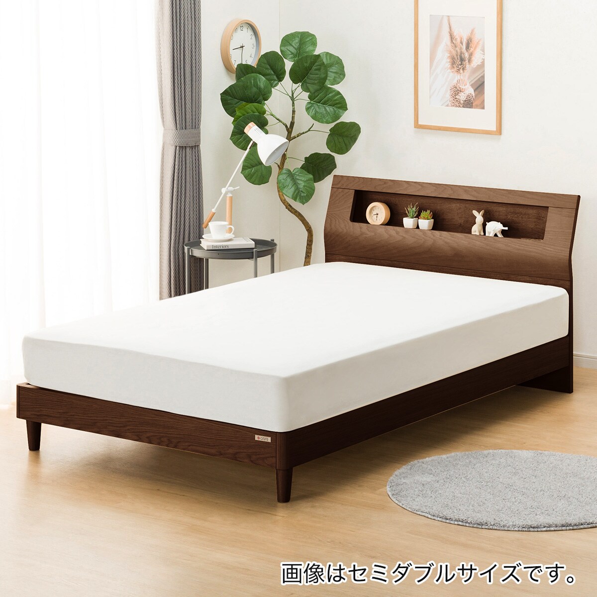 【直接引き取り】ニトリ ベッドフレーム ダブル コンセント付き 引き出し収納あり 楽天市場】ベッドフレーム (Sキャビ 引出し有) 引き出し