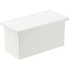 積み重ねが可能なファボーレヌーヴォBOX ホワイト(Sサイズ) 1枚目画像