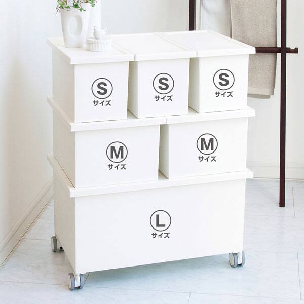 積み重ねが可能なファボーレヌーヴォBOX ホワイト(Lサイズ) | ニトリ