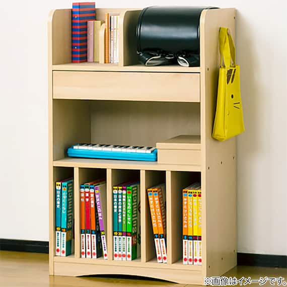 ランドセルラック6030H97(ナチュラル) 2枚目画像