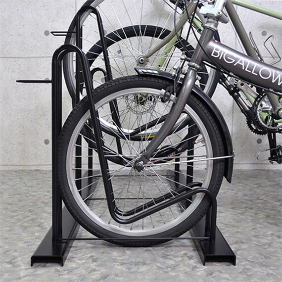 スタンドいらずの頑丈自転車ラック 3台用