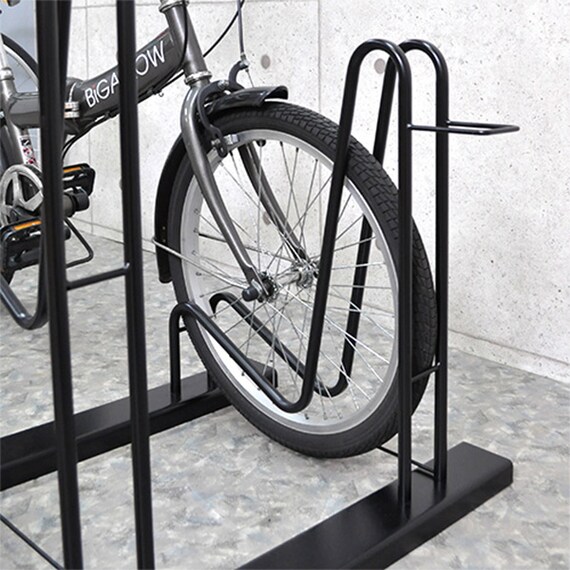 スタンドいらずの頑丈自転車ラック 3台用