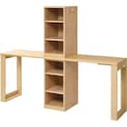 コンパクトツインデスク&ラックセット(NA) 1枚目画像