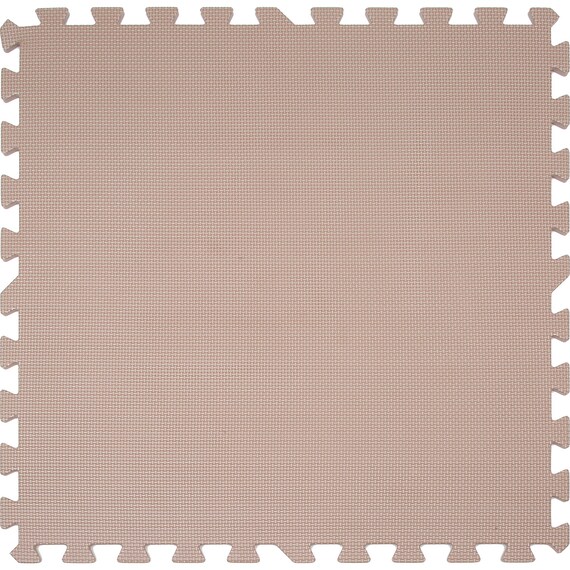 抗菌大判パズルマット３０Pセット（約６畳用）(ダークブラウン×ブラウン) 4枚目画像