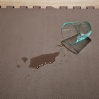 抗菌大判パズルマット30Pセット(約6畳用)(ダークブラウン×ブラウン) 10枚目画像