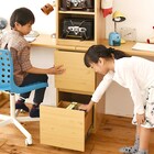 コンパクトツインデスク&ラック・チェストセット(NA) 9枚目画像