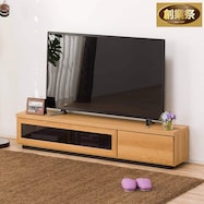 奥行30cmスリムテレビボード(幅180)【期間限定価格:11/27~1/5まで】