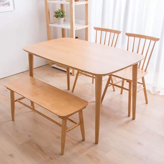 ダイニングテーブル4点セット (DT ATLS 120×75cm NA/DC ATLS NA/BN ATLS NA) 1枚目画像