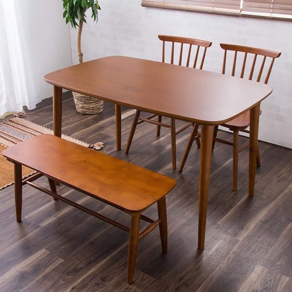 ダイニングテーブル4点セット (DT ATLS 120×75cm WN/DC ATLS WN/BN ATLS WN) 1枚目画像