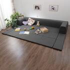 フロアマットソファ 布張りタイプ (L GY) 2枚目画像