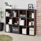 ブルックリンスタイル 積み重ねもできるオープンラック(幅120cm BR) 1枚目画像