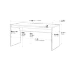 オーダーデスク 奥行60cm (幅121-150cm) 2枚目画像