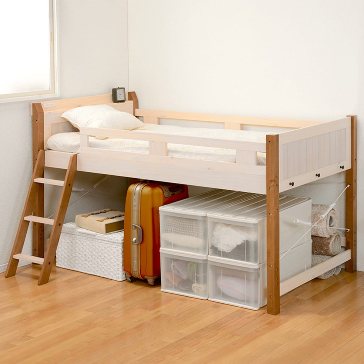 棚付きミドルベッド Na Lbr 通販 ニトリネット 公式 家具 インテリア通販 棚付きミドルベッド Na Lbr 通販 ニトリネット 公式 家具 インテリア通販