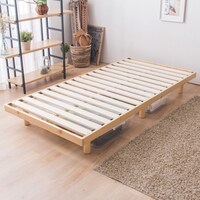 シングル 脚付きヘッドレスすのこベッド (SRN NA)