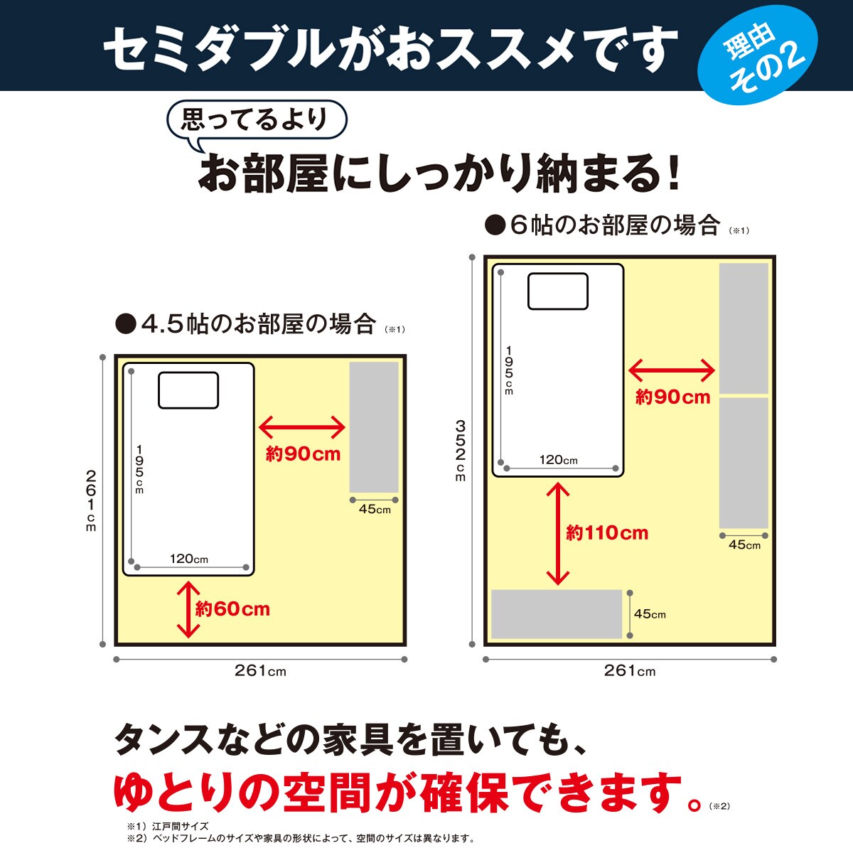 脚付きヘッドレスすのこベッド(SRN)通販 | ニトリネット【公式