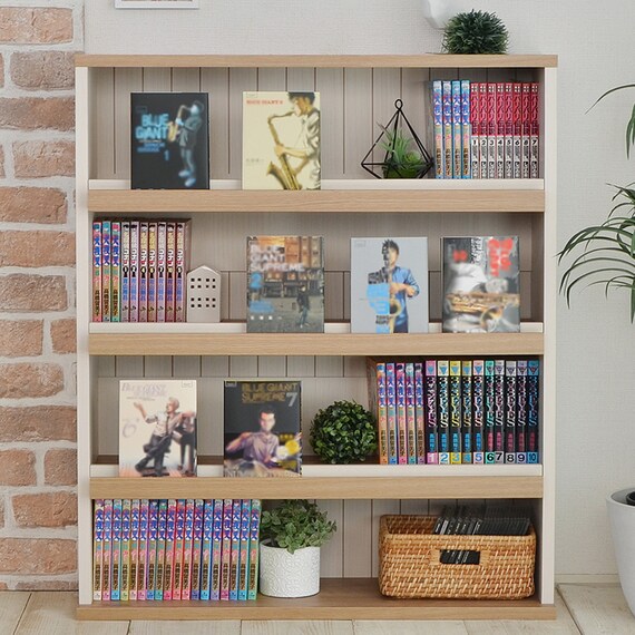 ディスプレイできるコミックラック(WH80) 2枚目画像