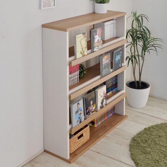 ディスプレイできるコミックラック(WH80) 3枚目画像