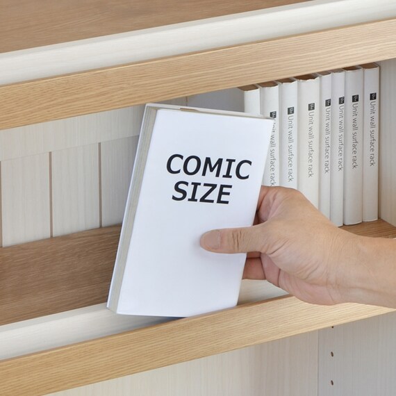 ディスプレイできるコミックラック(WH80) 5枚目画像