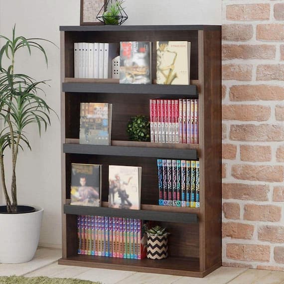 ディスプレイできるコミックラック(BR60) 1枚目画像