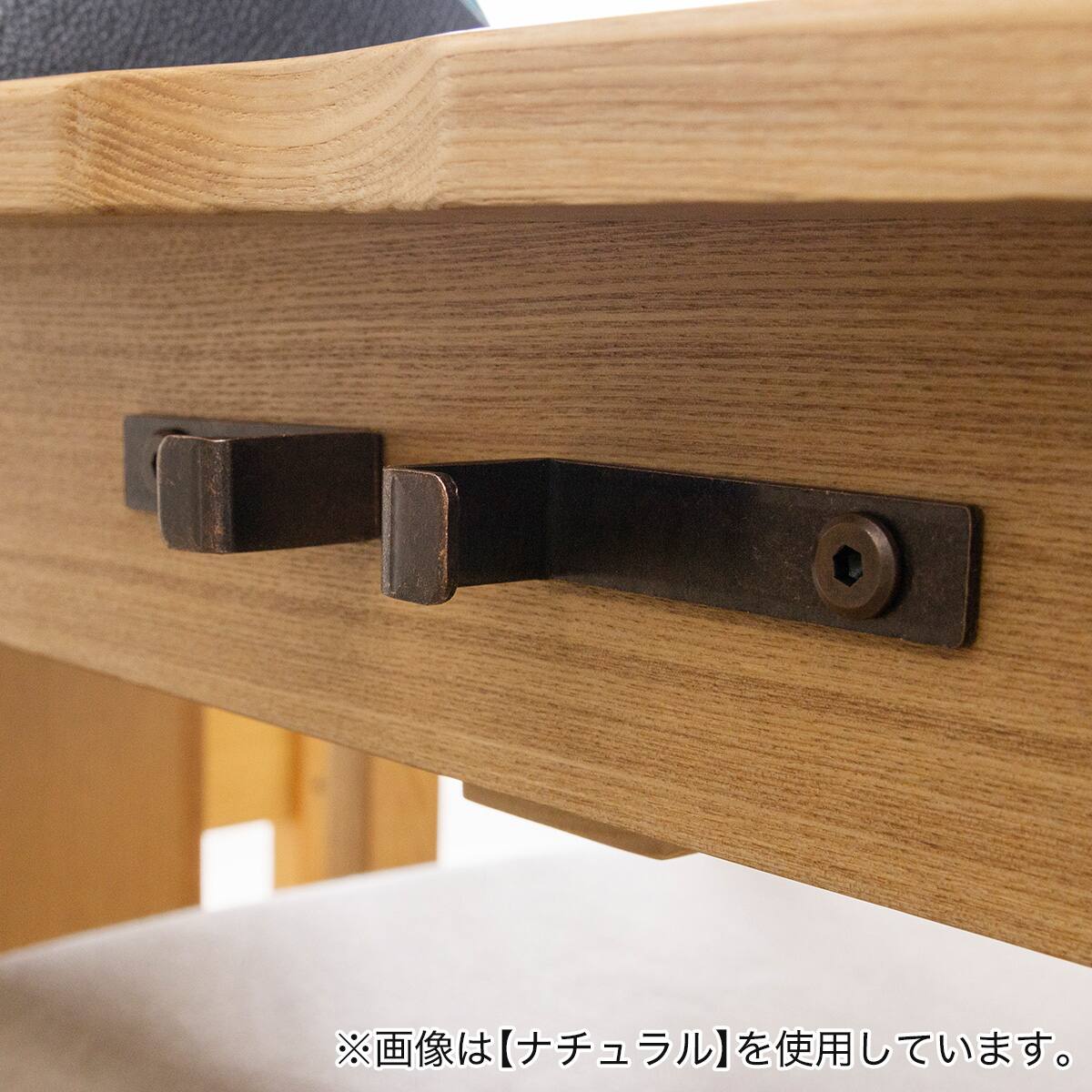 タモ材を使用した丈夫なデスク(幅95cm LB BR) | ニトリネット【公式