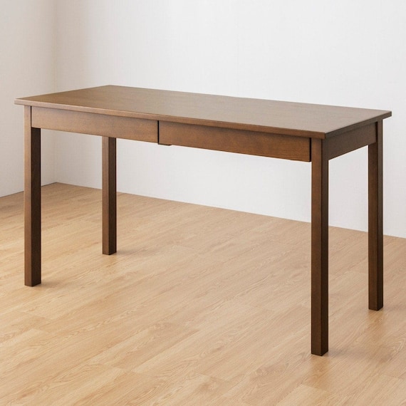 タモ材を使用した丈夫なデスク(幅125cm LB BR) 1枚目画像