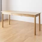 タモ材を使用した丈夫なデスク(幅155cm LB NA) 1枚目画像