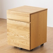 タモ材を使用したデスクワゴン(LB)【期間限定価格:11/28~1/5まで】