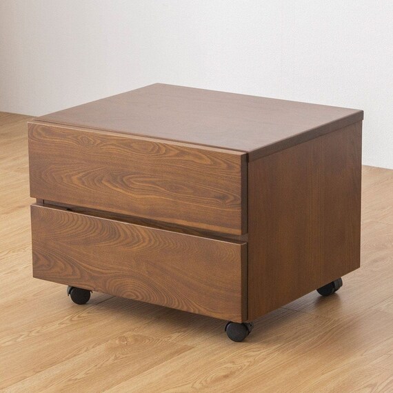 タモ材を使用したプリンターワゴン(LB BR) 1枚目画像