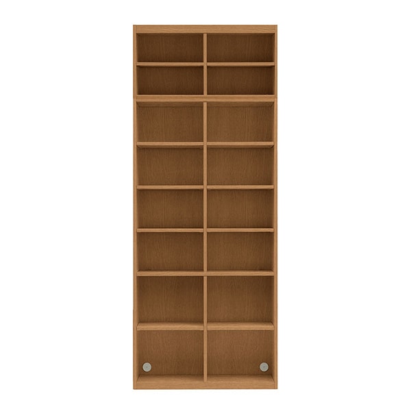 ニトリ オーダー書棚上置きセット グレイウォルナット ニトリ オーダー