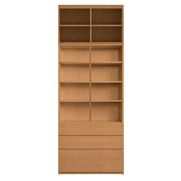 オーダー書棚上置きセット【奥行き42cm】 (PH 幅61-90cm/UP 高さ41