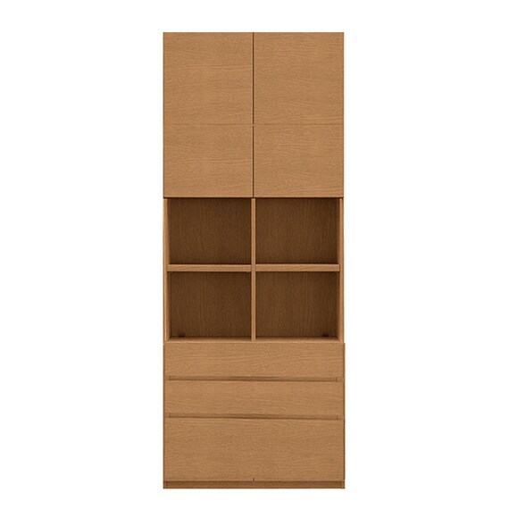 オーダー書棚上置きセット【奥行き31.4cm】 (CH 幅61-90cm/UT 高さ41-60cm) 1枚目画像