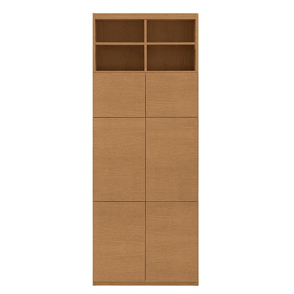 ニトリ オーダー書棚上置きセット グレイウォルナット オーダー書棚上