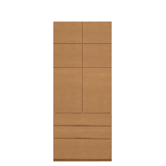 オーダー書棚上置きセット【奥行き42cm】 (TH 幅61-90cm/UT 高さ30-40cm) 1枚目画像