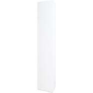 上置き付きオーダーワードローブ 奥行き56.6cm【ハンガータイプ】(幅25-80cm×高さ180cm+30-80cm)